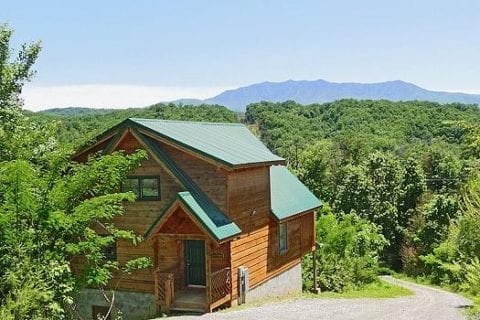 A cabin rental in the Smoky Mountains of Tennessee.