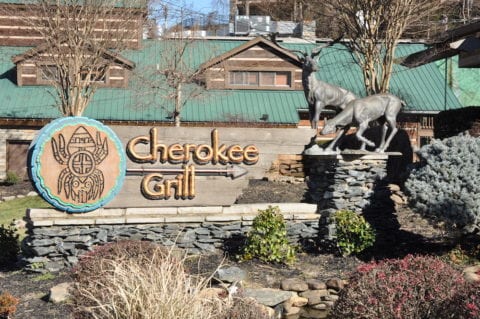 The Cherokee Grill in Gatlinburg.