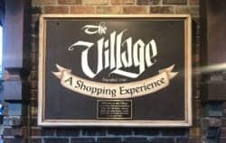 sign for The Village in Gatlinburg