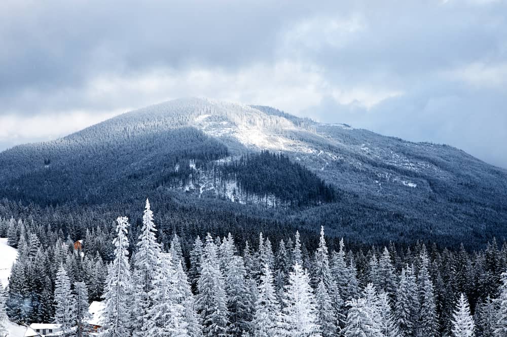 smoky mountains snow